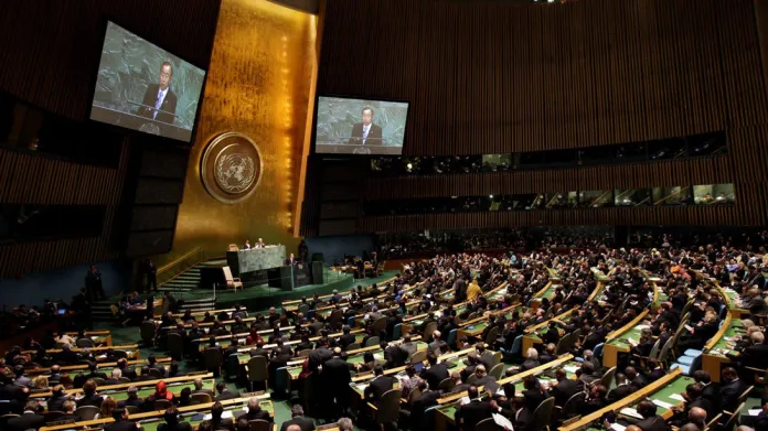 Zasedání Valného shromáždění OSN v New Yorku