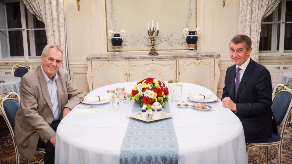 Miloš Zeman a Andrej Babiš