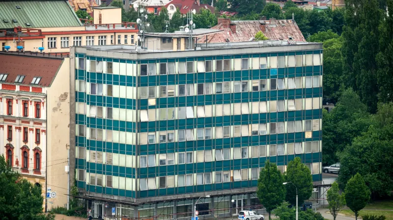 Budova Uran - současné sídlo Městské policie Liberec