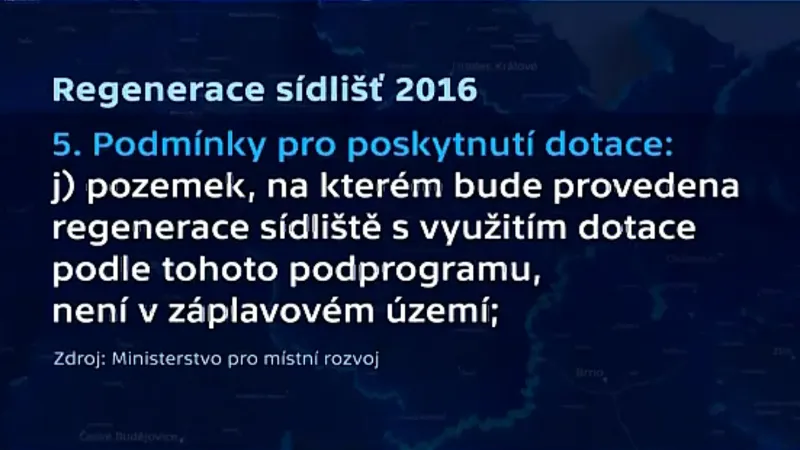 Regenerace sídlišť 2016