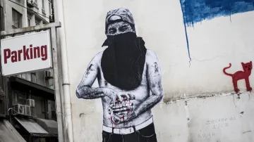 Graffiti v Aténách