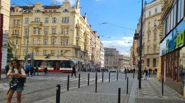 Pohled na Strossmayerovo náměstí