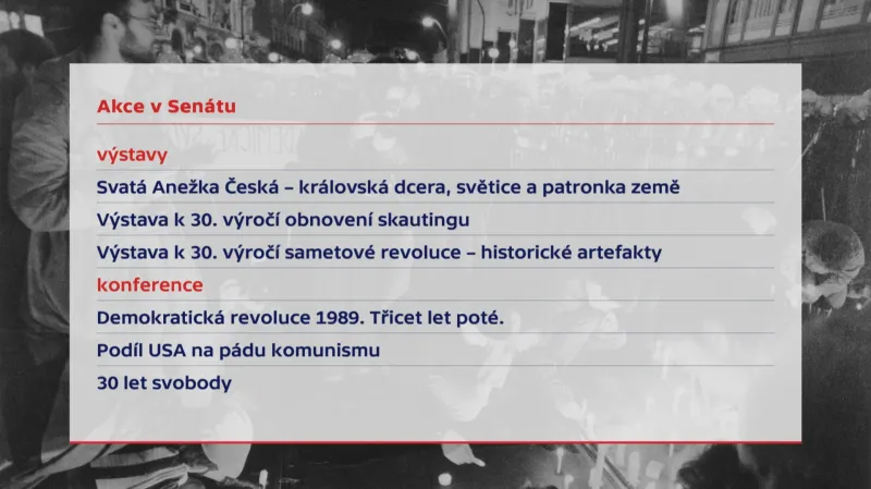 Chystaný program v Senátu