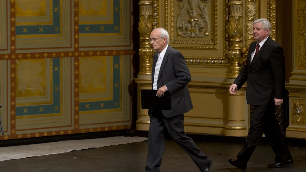 Jan Burian a Jiří Rusnok