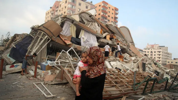 Gaza těžce poškozená boji