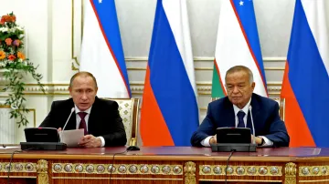 Vladimir Putin a Islam Karimov