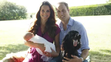 Kate a William s malým Georgem