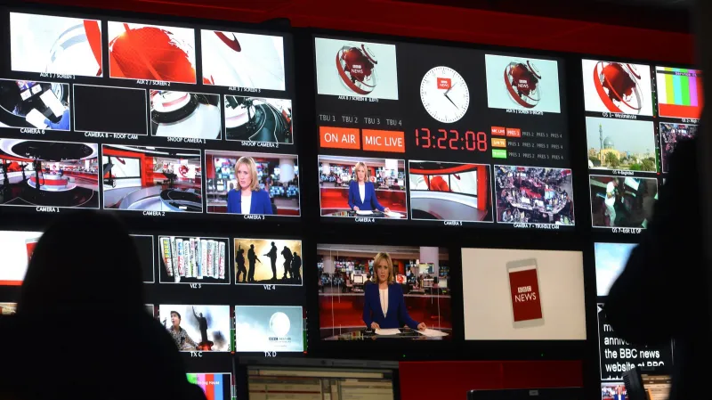 Zázemí vysílání stanice BBC