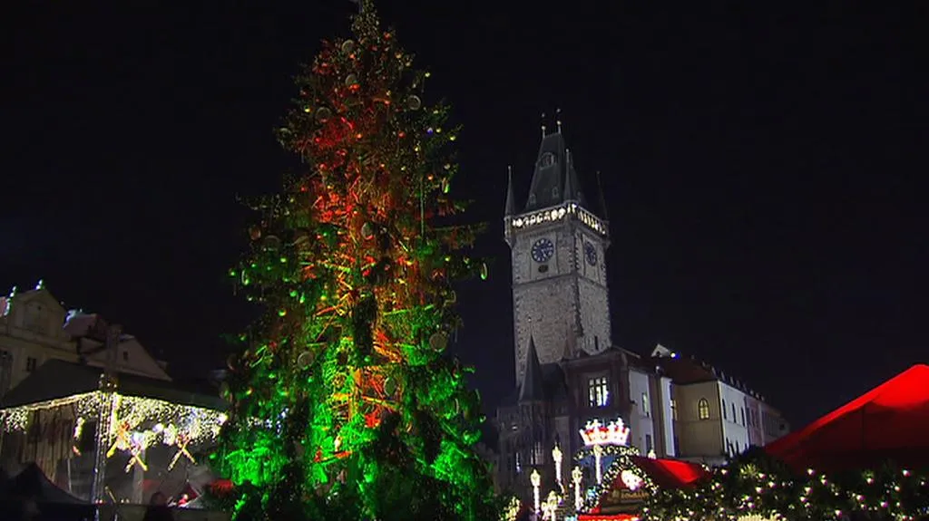 Vánoční strom v Praze