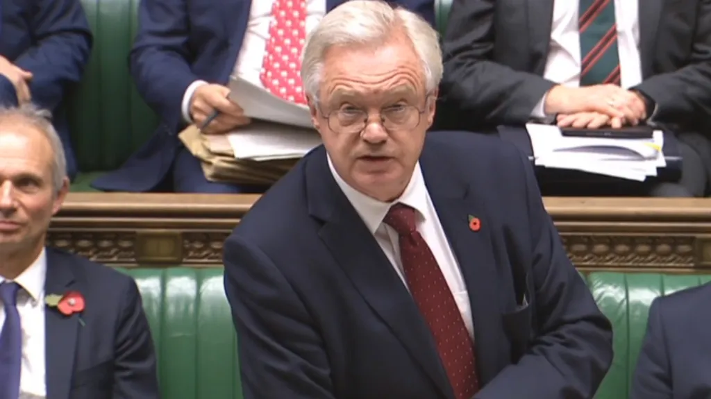 Britský ministr pro brexit David Davis