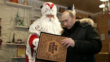 Vladimir Putin a Děda Mráz