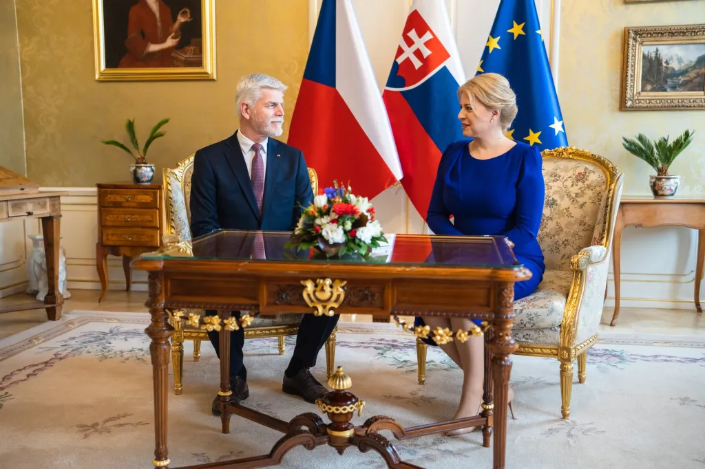 Prezident Petr Pavel a prezidentka Zuzana Čaputová