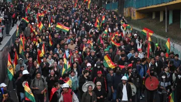 Protest v La Paz