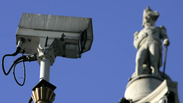 Kamera známého systému CCTV v Londýně