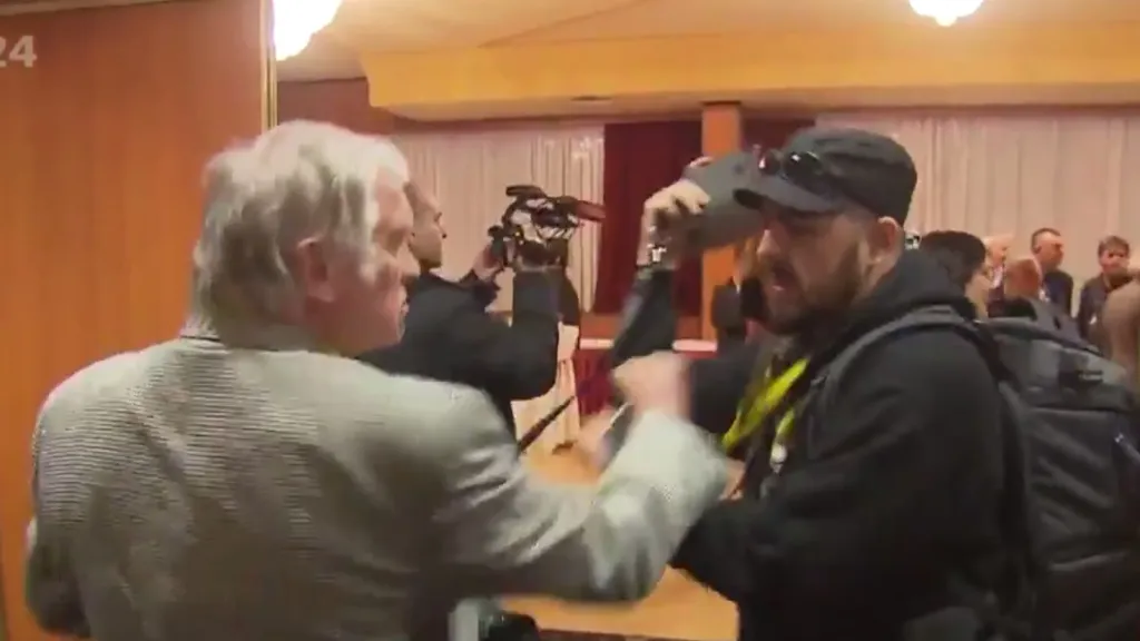 Incident ve volebním štábu Miloše Zemana