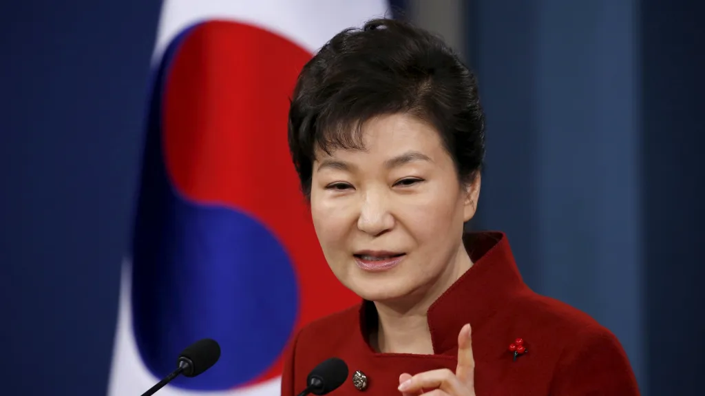 Jihokorejská prezidentka Pak Kun-hje