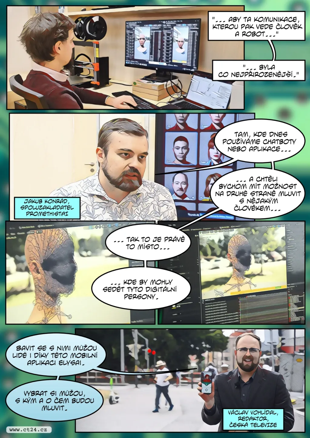 Digitální persony české firmy umí rozpoznávat emoce a s lidmi komunikovat