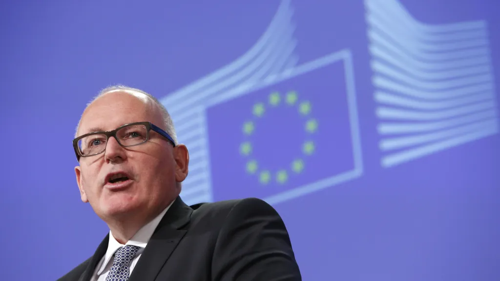 Frans Timmermans, první místopředseda Evropské komise