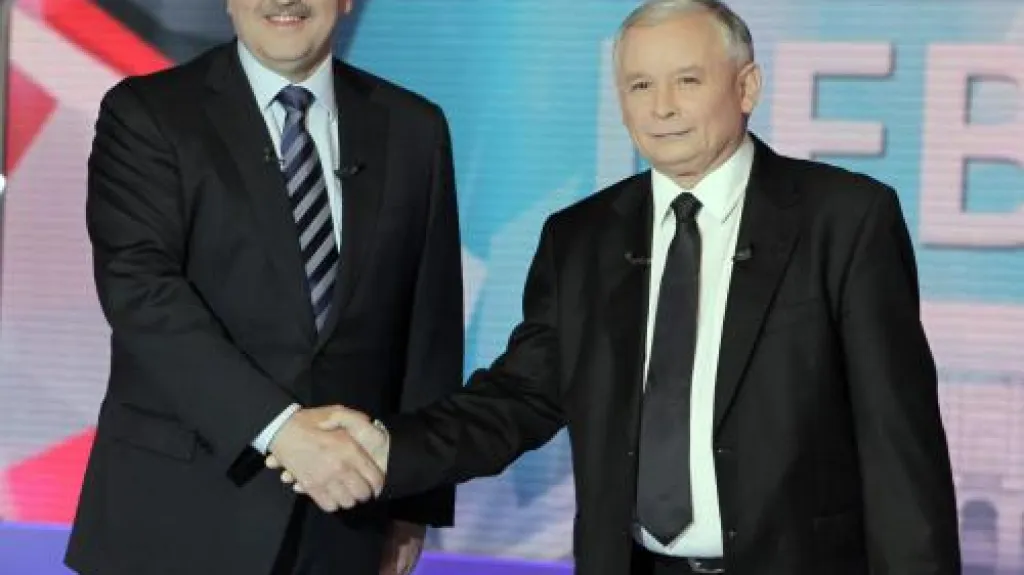 Soupeři v boji o post polského prezidenta - Komorowski a Kaczyński
