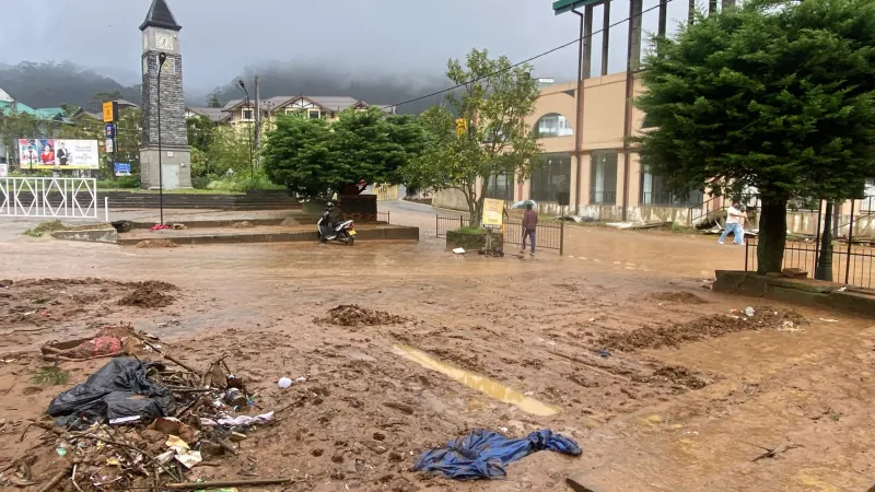Škody na Srí Lance způsobené záplavami a sesuvy půdy