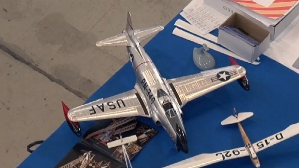 Modely letadel na brněnském výstavišti