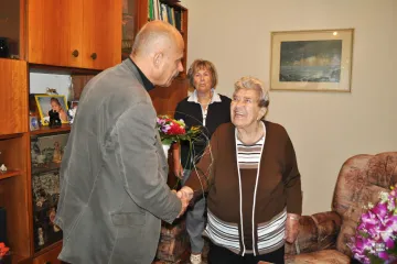 Nejstarší obyvatelka Loun oslavila 97. narozeniny