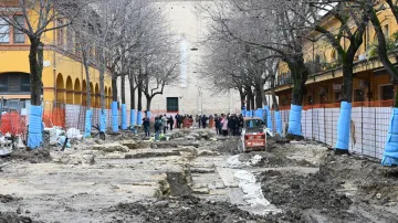 Nově objevená bazilika postavená Vitruviem