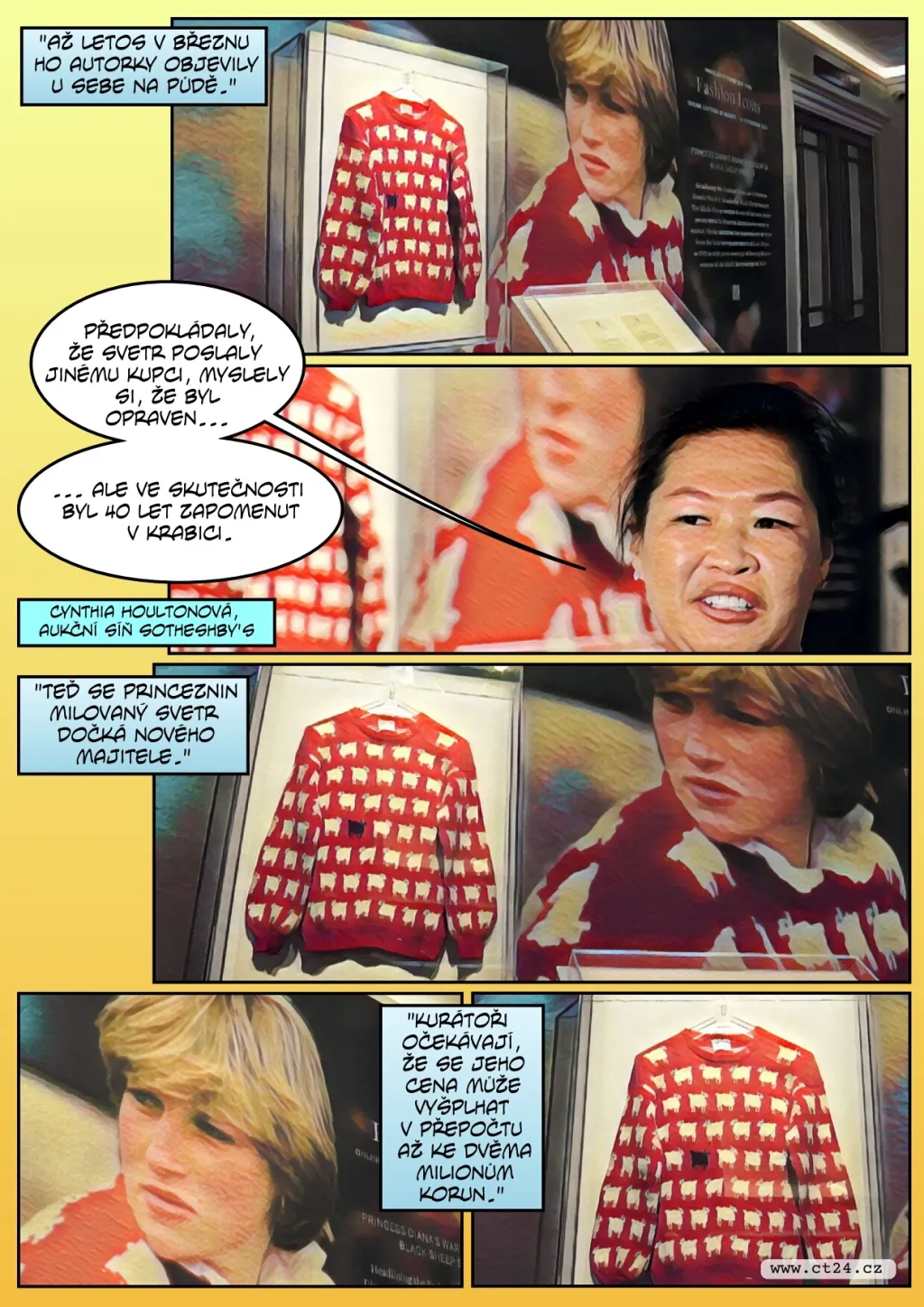 Svetr princezny Diany