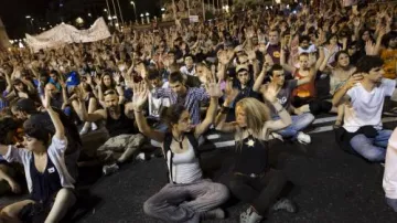 Protesty ve Španělsku
