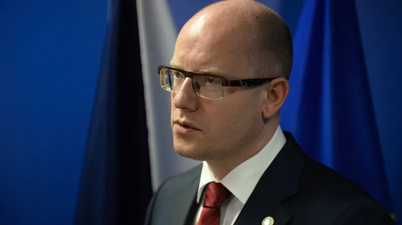Premiér Bohuslav Sobotka