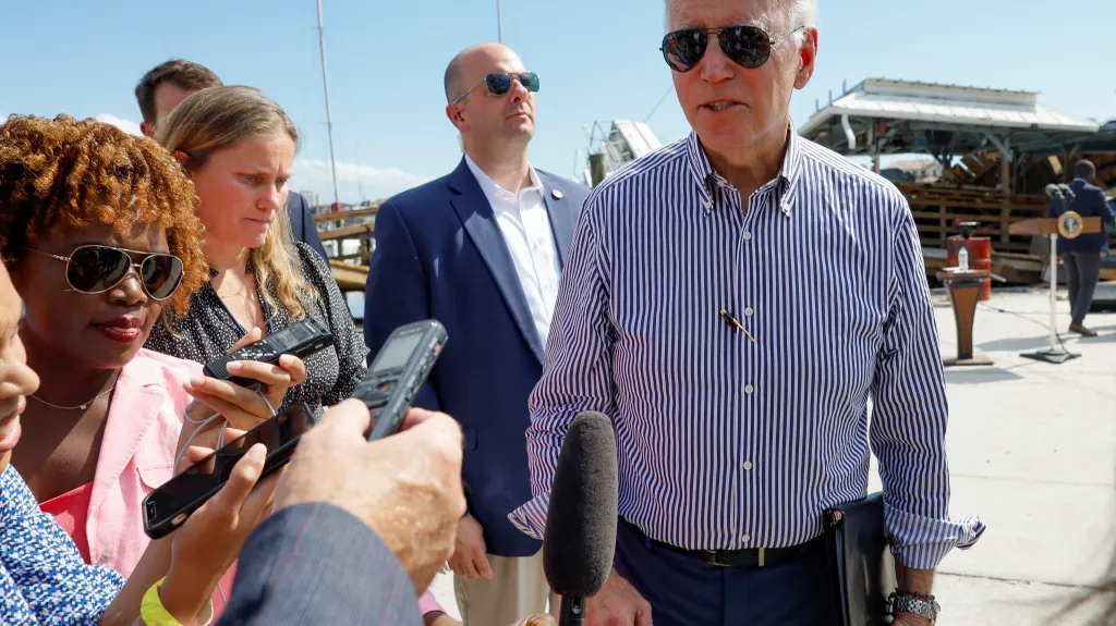 Americký prezident Joe Biden na návštěvě Floridy