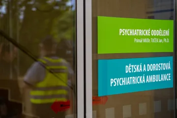 V českobudějovické nemocnici útočil muž mačetou. Zranil čtyři členy personálu psychiatrie