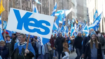 Demonstrace za nezávislost Skotska