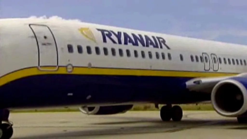 Letadlo společnosti Ryanair
