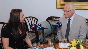 Václav Klaus hostem Radiožurnálu