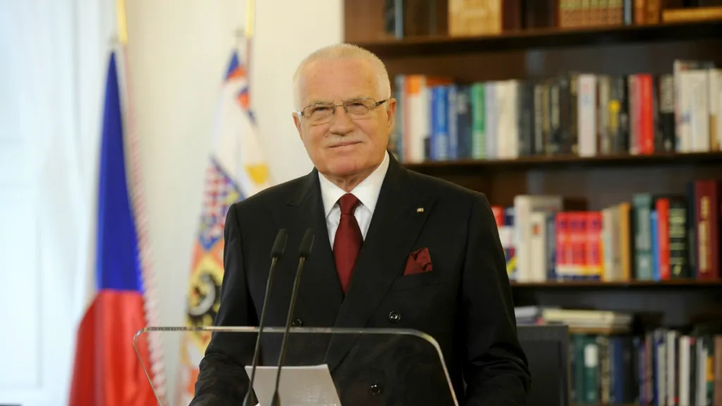 Český prezident Václav Klaus