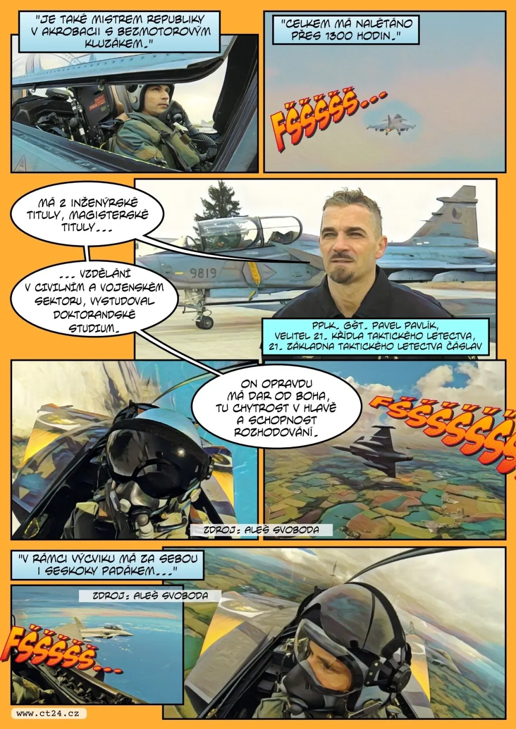 Český pilot se stal astronautem