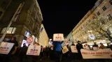 Demonstrace Milionu chvilek na Václavském náměstí 10. prosince