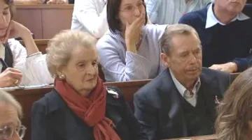 Madeleine Albrightová a Václav Havel