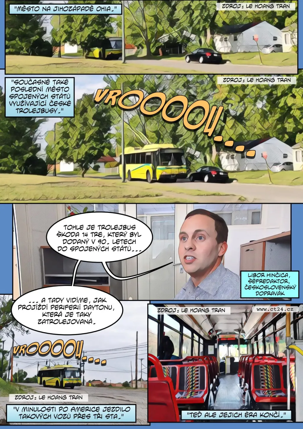 Český trolejbus se vrací z USA