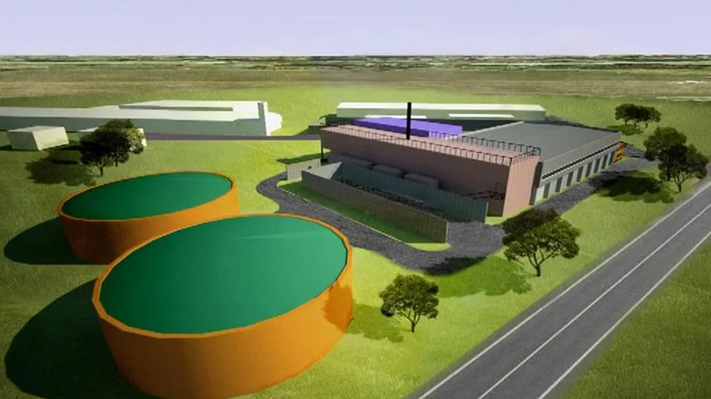 Vizualizace bioplynové stanice