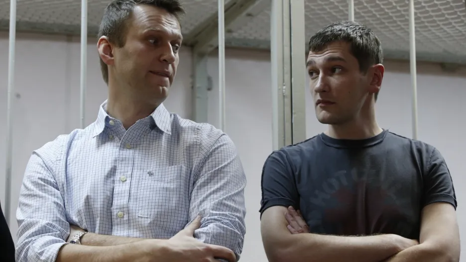 Alexej Navalnyj a jeho bratr Oleg