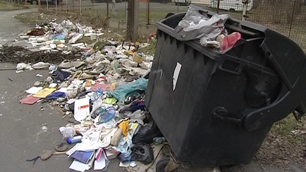 Odpadky v Ústí nad Labem