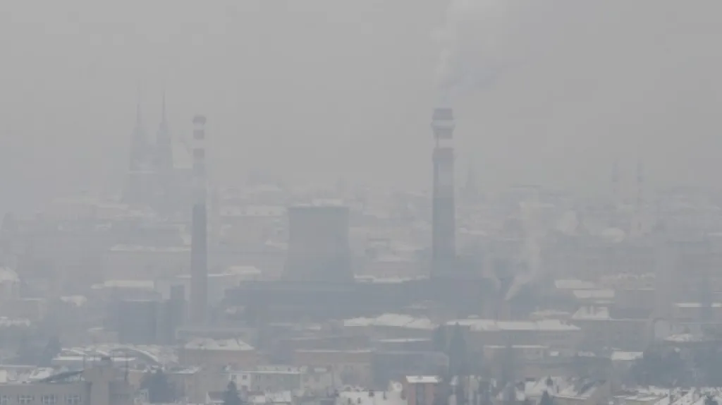 Smog nad Brnem