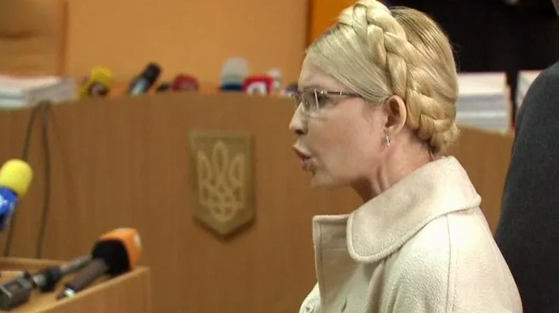 Julija Tymošenková před soudem