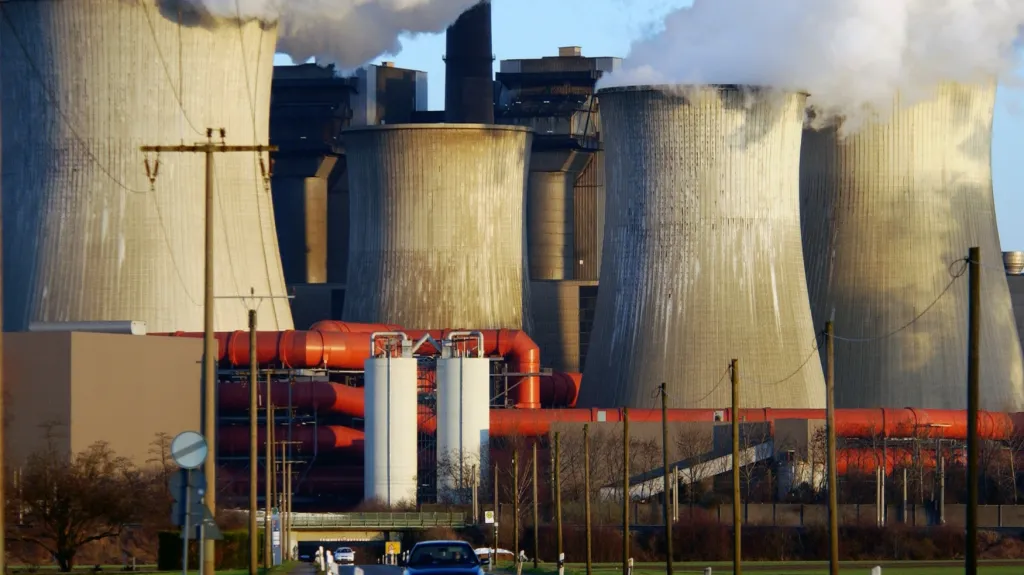 Hnědouhelná elektrárna v Německu