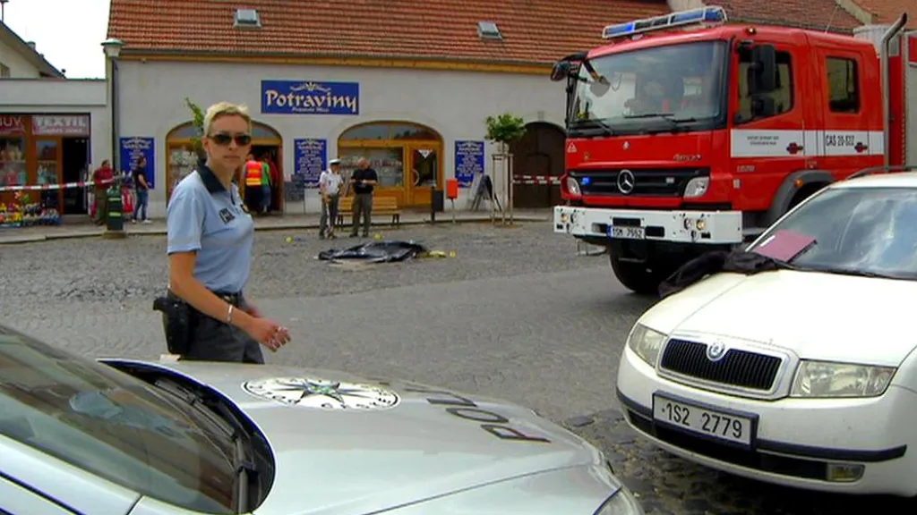 Krádež dodávky ve Velvarech