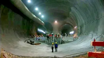Ražba Gotthardského železničního tunelu