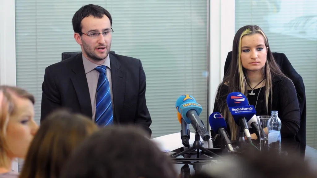 Petr Kočí a Lucie Šlégrová