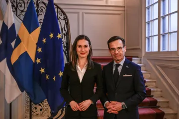 Do NATO budeme kráčet ve shodě a společně, řekla finská premiérka ve Švédsku 